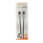 Cabo de Dados 1.8m Tipo-C/IP 30W PEI-J114-4L – Alta Eficiência