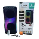 Caixa de Som Torre SOM9S – 300W com Microfone Data Print