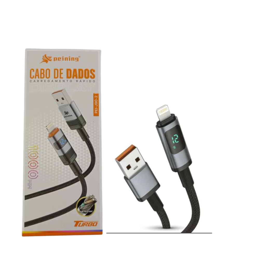 site-2025-10-02t100942-255-7d3674b46886ba570c17594105910580-1024-1024 Cabo Reforçado com Visor iOS/USB 1M 12W PEI-J90-2 – Resistência e Velocidade - Imagem 1
