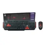 Kit Teclado + Mouse Gamer KG-03G/KG-03R – Performance e Estilo RGB