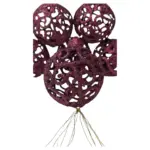 Bolas Vazadas Sortidas com 6 Unidades P10364 – Coloridas e Divertidas - Imagem 2