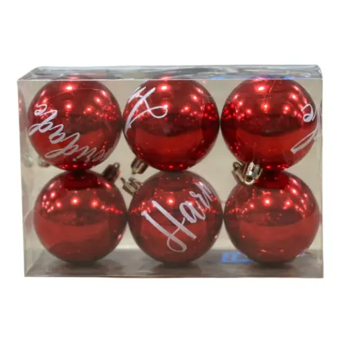 Kit Bolas com Palavras P10261 (6cm com 6un) – Decoração Colorida e Divertida