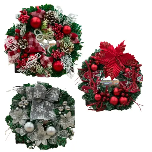 Guirlanda Natalina Sortida 30cm E72119 – Decoração Festiva