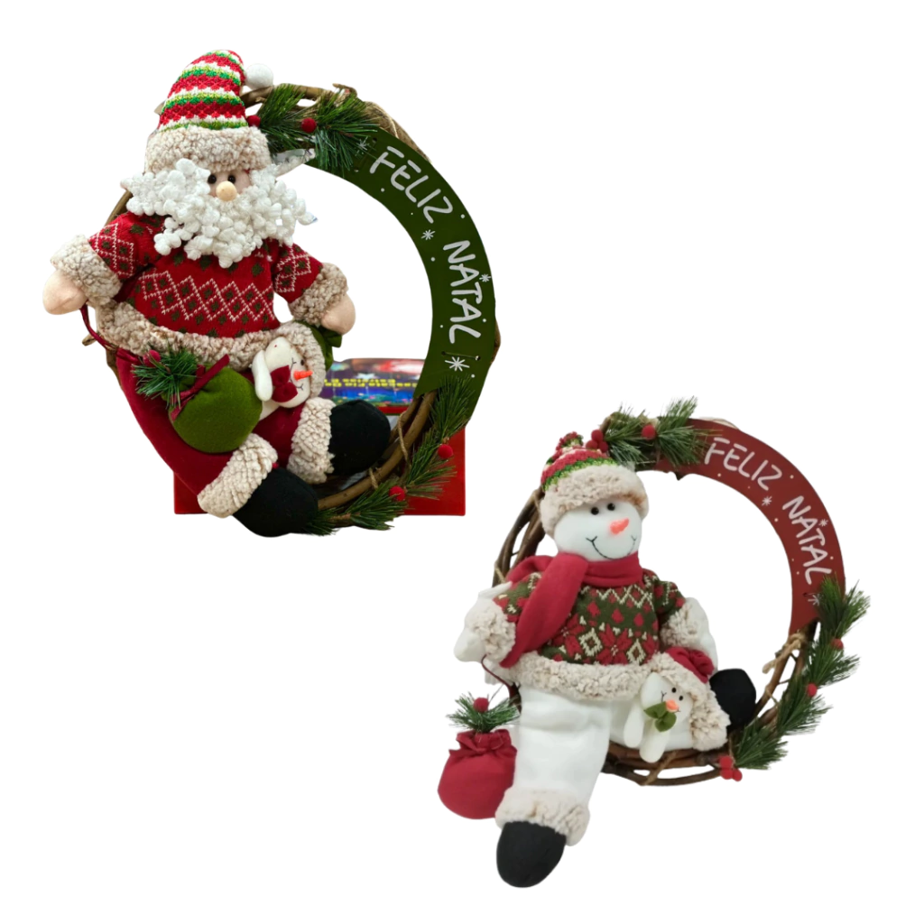 site-2025-10-07t121027-438-18f3d5a277e8c7284117598498374841-1024-1024 Guirlanda Boneco de Neve 35cm E72143 – Decoração Natalina Feliz Natal - Imagem 1