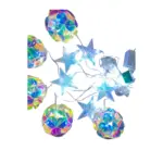 Cascata 110 LEDs Estrelas e Bolas 31311 – Fio de Fada Bivolt