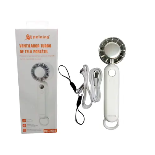 Ventilador Portátil Turbo PEI-FS01 Peining – Potente e Silencioso