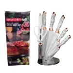 Kit Faqueiro Churrasco Inox 9 Peças JYW-052 – Elegância e Durabilidade - Imagem 2