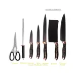 Kit Faqueiro Churrasco Inox 9 Peças JYW-052 – Elegância e Durabilidade - Imagem 3