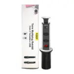 Torre Retrátil 2 Tomadas + USB BM-8693 B-Max – Design Moderno - Imagem 2