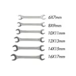 Jogo de Chave Fixa 6 Peças AR0726 – Compacto e Resistente - Imagem 2