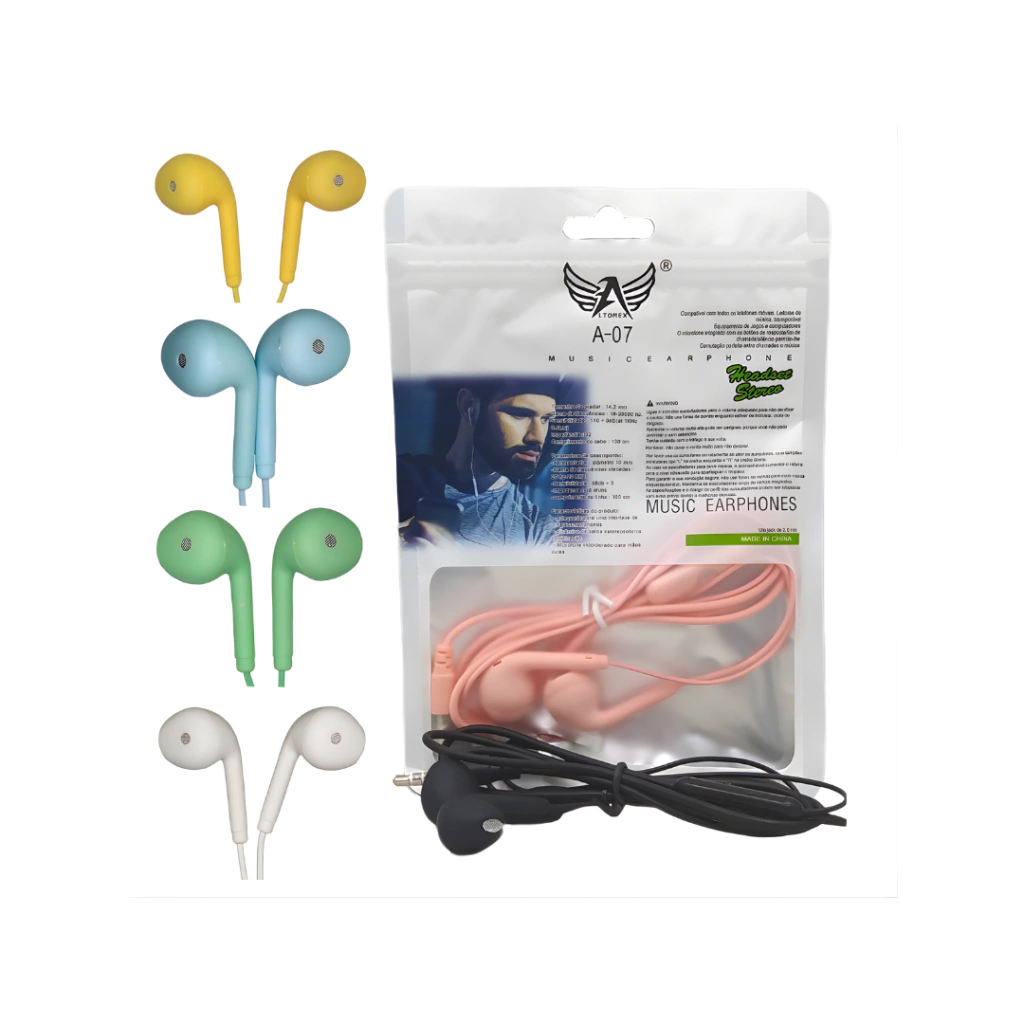 site-2025-10-23t155139-680-19d0881668396f483b17612455250211-1024-1024 Fone de Ouvido Colorido com Microfone A-07 – Leve e Confortável - Imagem 1