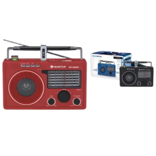 Rádio 11 Bandas FM/AM/SW CNN-686BR – USB e Cartão SD