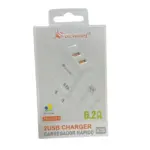 Carregador Duplo USB 6.2A iPhone PEI-U234-2 – Potente e Seguro - Imagem 2