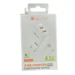 Carregador Duplo USB 6.2A Tipo C PEI-U234-3 – Potência e Velocidade - Imagem 2