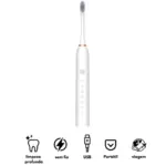 Escova Dental Elétrica X-3 – Limpeza Profunda e Moderna - Imagem 3