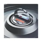 Carregador Veicular USB + Tipo-C 38W PEI-CC015 – Carregamento Duplo Turbo - Imagem 2