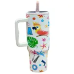 Copo Térmico Beaked Birds 1200ml JYW-402 – Conserva a Temperatura e Estilo - Imagem 4