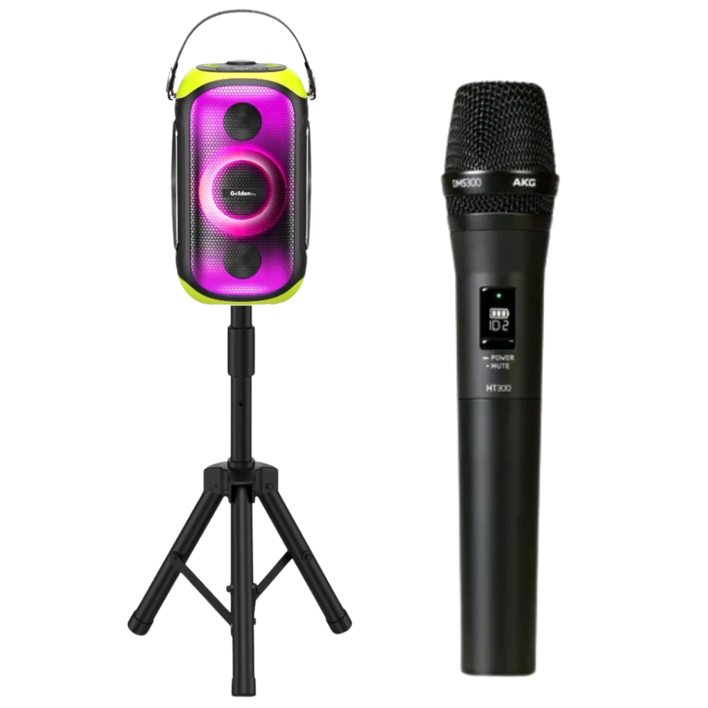 site-4e4312cdfa02566aa717601164124854-1024-1024 Caixa de Som 250W Golden Pro GP-300 – Power Box3 com Microfone - Imagem 1