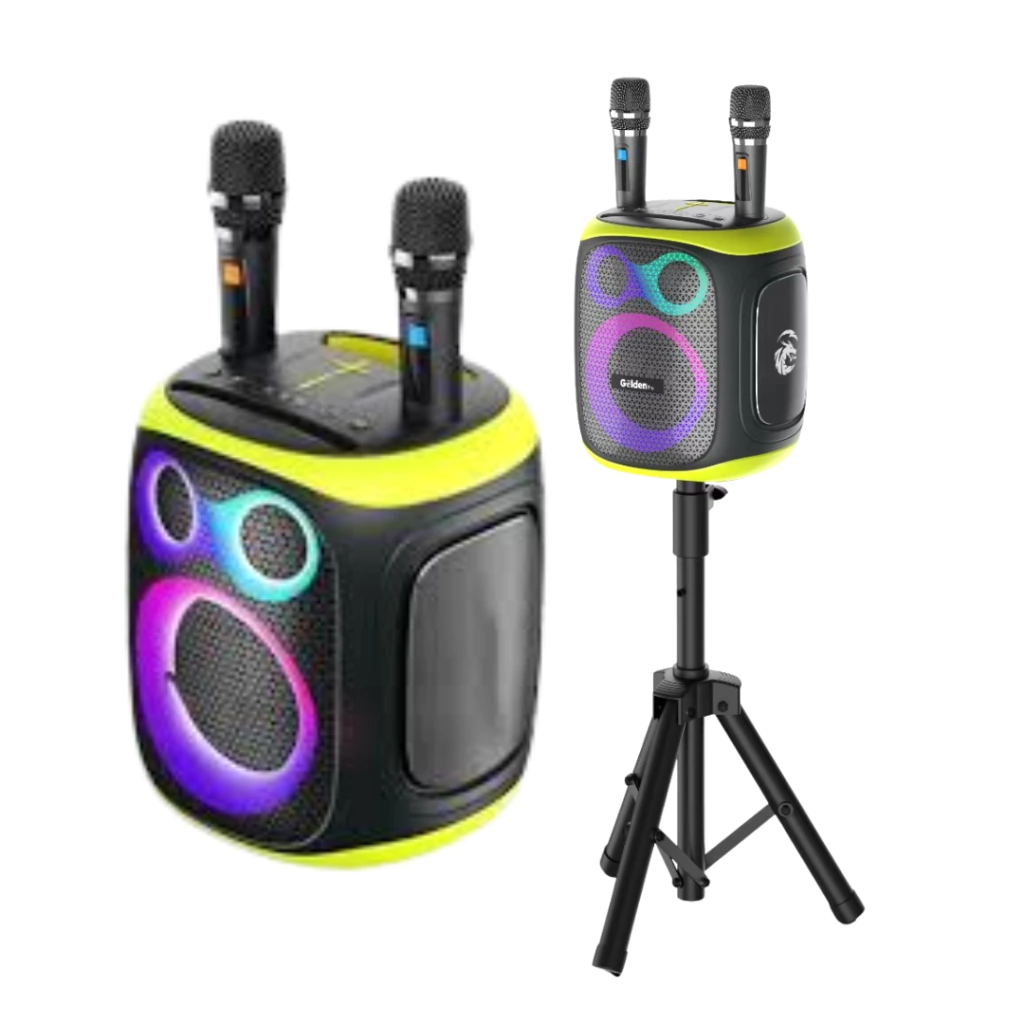 site-5-910f019f4fc50d3efa17601167647495-1024-1024 Caixa de Som 350W Power Box2 GP-130 – 2 Microfones e Suporte Incluso - Imagem 1