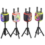 Caixa de Som 350W Power Box2 GP-130 – 2 Microfones e Suporte Incluso - Imagem 2