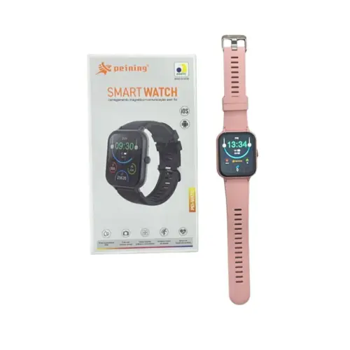 Smartwatch PEI-WAT6 – Monitoramento Completo e Elegância