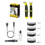 Barbeador Elétrico Profissional 5W BM-C076 – Corte Preciso e Suave - Imagem 2