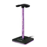 Suporte RGB para Fone de Ouvido MSY-9991 Tomate – Iluminação Gamer e Estilo - Imagem 3