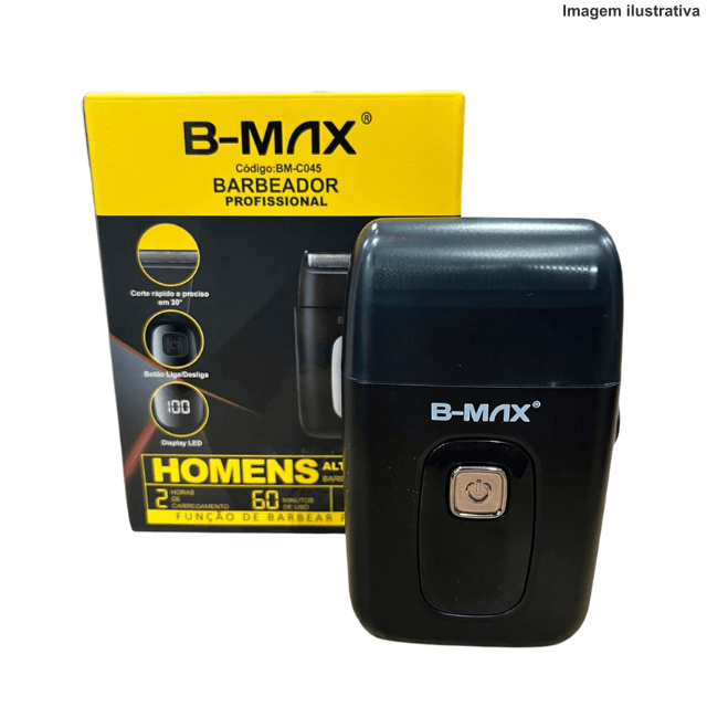 we-1-1db564c6278a0df65917367672570861-1024-1024 Barbeador Profissional BM-C045 B-Max – Corte Preciso e Silencioso - Imagem 1