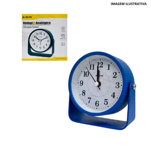 Relógio Despertador Analógico BM-R813 – Clássico e Funcional