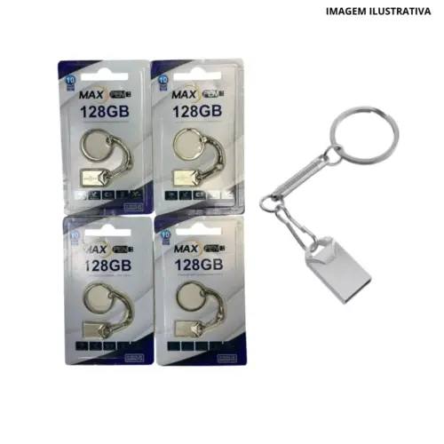 Pen Drive 128GB MAXPEN – Armazenamento Rápido e Seguro