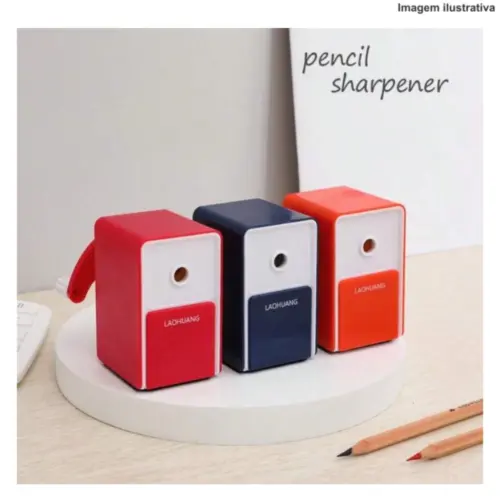Apontador de Lápis MAT-M06 Tomate – Compacto e Eficiente