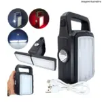 Luz de Emergência Solar LED 20W KA-L6977 – Automática e Ecológica