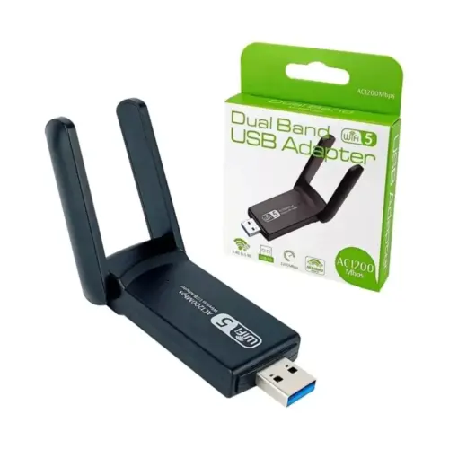 Adaptador Wi-Fi 1300Mbps Dual Band UAC27D – Internet Rápida e Estável