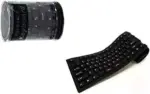 Teclado Flexível DW-105 – Silicone Dobrável e Silencioso - Imagem 2