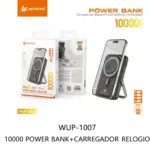 Power Bank 10000mAh + Carregador de Relógio WUP-1007 – 2 em 1 Inteligente